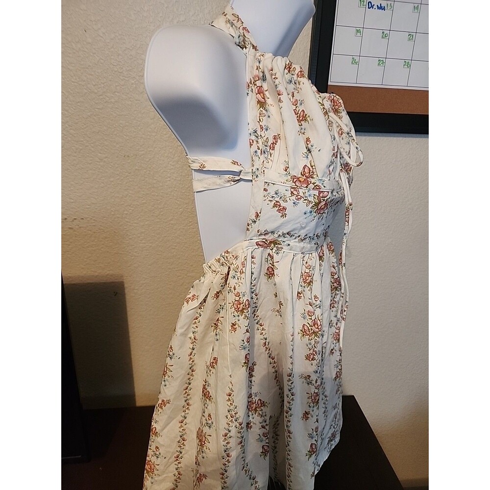 Forever 21 Floral Backless Mini Dress Womens Size M Medium Sleeveless Sun Dress - Picture 3 of 6
